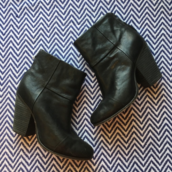 rag & bone Shoes - rag & bone Newbury boots, black leather, size 39